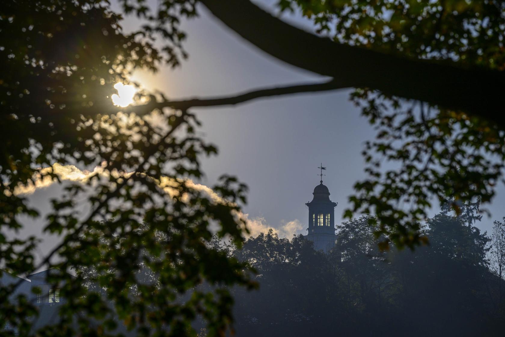 Chapel and sunshine