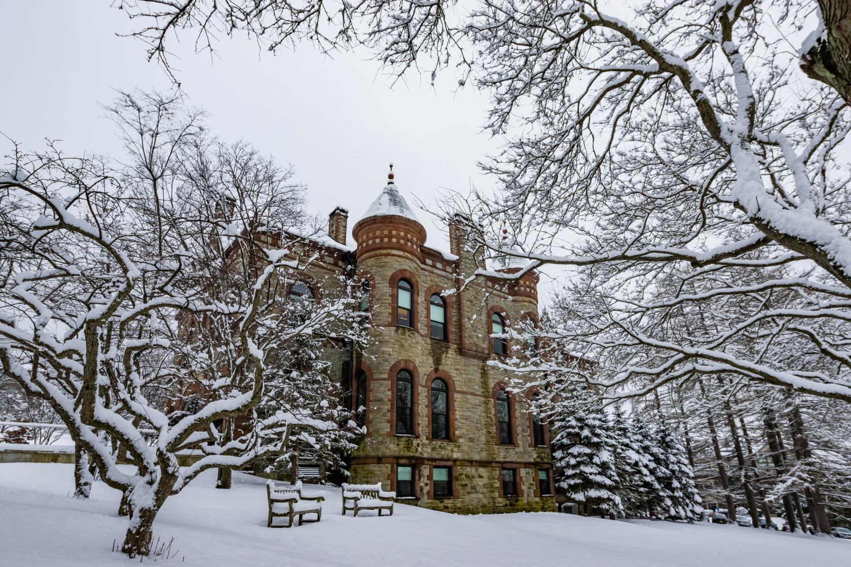Campus in winter