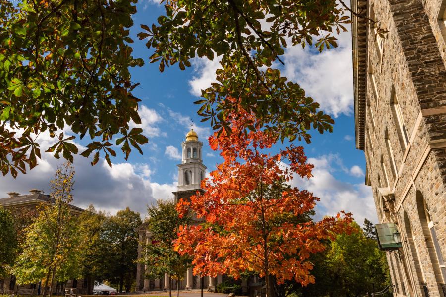 Photo of campus with Chapel in the background