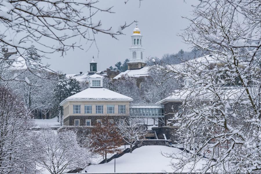 Campus in winter